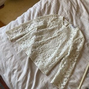 Diane von Furstenberg lace blouse